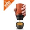 WACACO Minipresso GR2, senza elettricità, macchina per caffè espresso per caffè macinato compatibile all'aperto, caffettiera portatile,