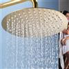 WJNMONE Top 1 Soffione doccia in oro precipitoso di lusso Sus 304 Bagno in acciaio inossidabile Rubinetti a pioggia pressurizzati Soffioni Accessori