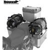 Rhinowalk Borsa laterale per scatola laterale motore Borsa laterale da 20 litri Borse per bagagli impermeabili per BMW Adventure Custodia per moto Borsa per sedile posteriore con sella superiore