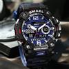 SMAEL 8072 Orologio Sportivo Analogico Digitale da Uomo con Doppio Display - Impermeabile 50M, Retroilluminazione LED, Allarme, Cronometro, Doppio Fuso Orario