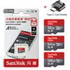 Sandisk Scheda di memoria 64 128 256GB Micro TF SD card 32GB 64GB 128GB 256GB Mini Card Flash Class 10 SD card TF Flash Type-C Reader