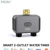 MOES Bluetooth Smart Valvola dell'acqua a 2 vie, Irrigatore da giardino, Timer programmabile, Filtro, Ritardo pioggia, Controllo automatico dell'irrigazione