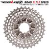 GOLDIX Cassetta per bici da strada CNC ultraleggera 11/12 velocità k7 11S 12S 28T/32T/34T/36T Cassetta per SHIMANO HG