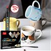 GN Set di Pennarelli Ceramici GN 12/24 Colori per Forno ad Alta Temperatura, Penne Acriliche con Punta a Pennello Extra Morbida per Roccia, Pietra, Legno