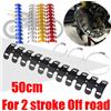 S2R Protezione Scudo Termico Scarico Copertura Silenziatore Protezione Tubo Marmitta Per Honda CR YZF KXF RMZ EXC Supermoto Accessori 2 Tempi