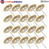 SI FANG 10/20/30pcs Spazzola In Ottone 38x3mm Spazzola Metallica Trapano Mini Strumento di Lucidatura Dremel Utensili Rotanti Per La Rimozione Della Ruggine Del Metallo Polacco pulito