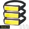 XIWANGFIRE Torcia frontale a LED COB 3 modalità, batteria incorporata Lampada frontale ricaricabile USB Lanterna da pesca da campeggio di emergenza esterna