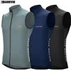 DAREVIE Gilet da ciclismo Antivento Ciclismo Gilet da vento Impermeabile Cerniere a 2 vie Giacca a vento da ciclismo Tasche con cerniera posteriore Uomo Donna