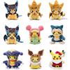 DUODUOBAO Cos Eevee Pikachu Cosplay giocattoli di peluche Charizard Peluche Lucario bambola di peluche regalo da collezione, cartone animato 20-30 cm