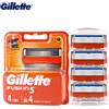 Gillette Fusion 5 lama di rasoio sicuro manuale rasoio da barba teste per gli uomini rimozione dei peli del viso sostituzione lama di rasoio ricariche originali