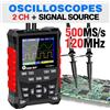 TOOLTOP 2024 Il più nuovo TOOLTOP ET120MC2 Generatore di segnale oscilloscopio digitale a doppio canale 120MHz 500MSa/S Mini oscilloscopio portatile AUTO