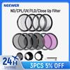 NEEWER Kit filtro e accessori per lenti ND/CPL/UV/FLD/chiudi con ND2 ND4 ND8, filtri ravvicinati (++1/+2/+4/+10), paraluce Tulip,