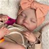 MRB 17 pollici Levi Reborn Baby Doll già dipinto Finito Dormiente Vinile Neonato Pelle 3D Vene visibili Bambola d'arte da collezione