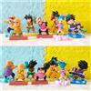 Bandai 7 pz/set Anime Dragon Ball Z Action Figures Colorful Cloud Series modello in PVC Toys Collection Kawaii Goku Doll regalo per bambini adulti