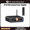 Fosi Audio HT4S Bluetooth 4.1 Amplificatore audio domestico, amplificatore per altoparlanti esterni Mini amplificatore da tavolo Amplificatore per basso a 4 canali per altoparlante