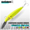 hunt house Esca da Pesca Hunthouse Minnow Countdown Magnum, Wobbler Affondante per Traina, Esca Rigida 140mm 40g per Acqua Salata, Artificiale per Tonno LW440