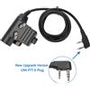 Baofeng Airsoft Auricolare tattico U94 PTT con pulsante per Baofeng UV-5R UV-S9 Plus UV-21 17 Pro 2Pin Radio
