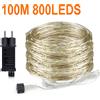 MALITAI EU US Plug 220V 110V a 24V String Lights Holiday Wedding Fairy Light ghirlanda luci per camera da letto filo di rame LED decorazioni natalizie