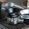 IKAPE Imbuto Dosatore Magnetico IKAPE per Espresso, Compatibile con Portafiltro Bottomless da 51mm, 54mm, 58mm con Magnetismo Potente (Nero/Argento)