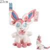 DUODUOBAO Grandi dimensioni Sylveon Pokemon giocattoli di peluche Eevee Umbreon Leafeon bambole di cartone animato Espeon KJolteon Vaporeon Anime bambole di pezza