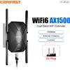 COMFAST WiFi 6 Ripetitore WiFi AX1500 2G&5GHz con 4 Antenne da 3dBi, Amplificatore di Segnale a Lunga Distanza