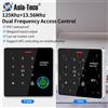 Asia-Teco Nuovo arrivo design squisito retroilluminazione in zinco tastiera per impronte digitali metallo autonomo per ingresso porta sistema di controllo accessi elettrico 12V