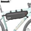 Rhinowalk Borsa da telaio per bici Rhinowalk 2.1L-2.7L, borsa triangolare impermeabile sotto il tubo della bicicletta, con cerniera SBS a doppio lato e sistema di fissaggio inferiore
