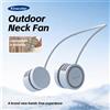 kinscoter Ventilatore da Collo Portatile Senza Pale, Mini Raffrescatore d'Aria USB Ricaricabile