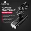 ROCKBROS Lampada da bicicletta sospesa 400/1000LM MTB Ciclismo su strada Evidenzia lampada da bicicletta con supporto Ipx6 Tipo-C Luce per bici di ricarica