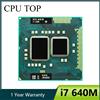 Intel Processore per laptop INTEL core I7 640m SLBTN Dual Core 2,8 GHz L3 4M CPU per notebook funziona su HM55