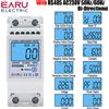 EARU Contatore di Energia Bidirezionale EARU AC230V 50Hz 60Hz 100A, Monitoraggio kWh, Reset Zero, Tensione, Corrente e Frequenza Solare PV con RS485