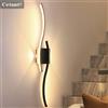 CETANT Lampada da Parete LED 60/80CM con Telecomando, Applique da Parete per Soggiorno, Decorazione Sfondo TV, Camera da Letto, Cucina, Scale, Illuminazione LED per Casa