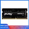 KingSton DDR4 FURY Impact RAM 16GB 8GB 3200MHz 2400MHz 2666MHz Memoria SODIMM 260Pin SODIMM PC4-19200 21300 25600 DDR4 RAM per notebook