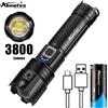 Alonefire 30W Zoom XHP70 LED Torcia più potente USB ricaricabile Escursionismo all'aperto Caccia da campeggio Torcia tattica 26650 Batteria