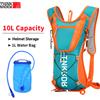 ThinkRider zaino leggero per l'idratazione da 10 litri, zaino da corsa con sacca d'acqua da 1 litro, zaino per l'acqua idro per l'escursionismo in bicicletta