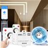 MJJC Striscia LED sequenziale 24v 10M 15M 20M 2835 WS2811 Nastro LED da corsa per cavalli Luce a nastro per acqua corrente con controller APP RF SP636E