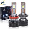 DAWN KNIGHT 140W K5C PLUS H7 H11 H1 H4 Lampadina per fari a LED 4300K LED HB3 HB4 Doppio tubo di rame Kit luce a LED per auto 12V 2PCS