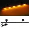MAGIC COLORM Lampada Lampeggiante Impermeabile per Parabrezza Anteriore con 96 LED 3030, Barra Luminosa Stroboscopica per Auto, Segnale di Traffico, Luce di Avvertimento per Tetto Auto 12V