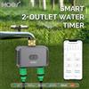MOES Bluetooth Valore Smart Garden Sprinkler Water Timer con filtro antipioggia a 2 vie Controller di irrigazione automatico programmabile