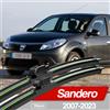 LECIBUBI Per Dacia Sandero 2007-2023 Parabrezza Anteriore Spazzole Tergicristallo 2pcs Parabrezza Finestra Accessori 2008 2012 2013 2014 2016 2018 2020