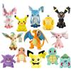 DUODUOBAO Pokemon Peluche Pikachu Charizard Bambola Gengar Squirtle Leafeon Peluche Bambola Espeon Glaceon Umbreon Morbido Cartoon Giocattoli Regalo per bambini
