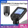 NEEWER Trigger flash wireless TTL QPRO-C aggiornato compatibile con le funzioni personalizzabili Canon per Q4 Q3 Z2 Z1 Z760 NW760 S101