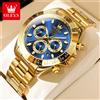 OLEVS 6638 TOP Brand Orologio meccanico automatico da uomo Cronografo multifunzione Data Orologio da uomo originale di lusso impermeabile