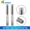 xcan Xuchuan Set di rubinetti con filettatura manuale 2-3 pezzi HSS Rubinetto con tappo metrico M2/M2.5/M3/M3.5/M4/M5/M6/M8/M10/M12 Set di utensili manuali per trapano con vite in metallo