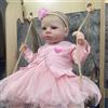 MRB 50 CM LouLou Awake Principessa Ragazza Reborn Baby Doll Aperti Occhi Blu Pelle 3D Vene Visibili Bambola Da Collezione Giocattolo Regalo Di Natale