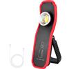 ESMARTER Torcia portatile a LED COB Torcia Lanterna magnetica ricaricabile USB Lampada da campeggio con gancio sospeso Modalità alte-basse Luce da lavoro di illuminazione