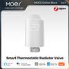 MOES TRV Tuya ZigBee Valvola termostatica per radiatore SmartLife Regolatore di temperatura per riscaldamento remoto wireless Controllo vocale Alexa