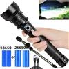 ESMARTER Torcia USB Potente XHP70.2 Super Luminosa Ricaricabile con Zoom LED Tattica XHP70 con Batteria 18650 o 26650 Lampada da Campeggio