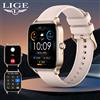 LIGE Fashion Smart Watch Women 1.85 "HD Screen Custom Watch Face women's Health Monitor Watch Bluetooth Call Sports smartwatch