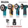 HILDA 12V 3/4 Pollici Litio Elettrico Smerigliatrice Angolare Batteria Ricaricabile Brushless/Spazzolato Lucidatrice Mini Macchina Da Taglio